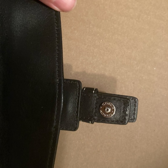 Coach Like-New Black Wristlet - Picture 6 of 9